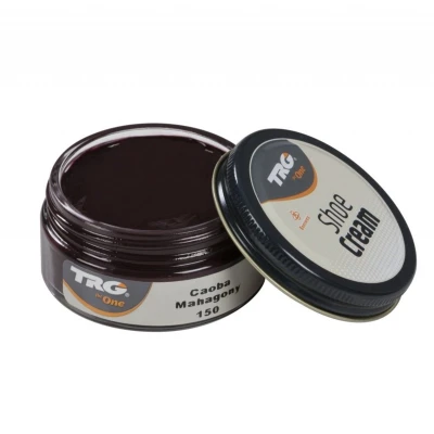 Afbeelding van TRG schoencrème met bijenwas mahonie (rood/bruin) 50 ml