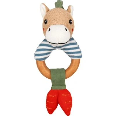 Afbeelding van Coppenrath Little Houten ring rammelaar paard Wonder