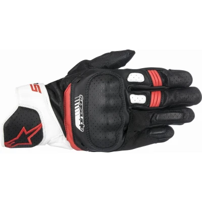 Afbeelding van Alpinestars SP 5 Black White Red Motorcycle Gloves L