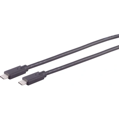 Afbeelding van USB C naar kabel USB2.0 tot 100W / zwart 3 meter