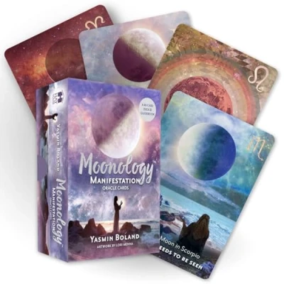 Afbeelding van Moonology™ Manifestation Oracle: A 48 Card Moon Astrology Oracle Deck and Guidebook