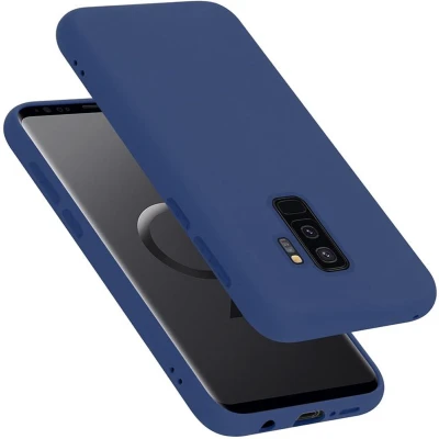 Afbeelding van Cadorabo Hoesje geschikt voor Samsung Galaxy S9 PLUS Case in LIQUID BLAUW Beschermhoes TPU silicone Cover