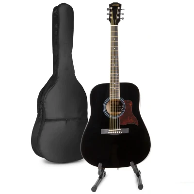 Afbeelding van MAX SoloJam Western akoestische gitaar starterset met gitaarstandaard