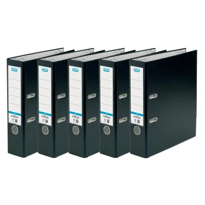 Afbeelding van Elba ordner Smart Pro+, rug van 8 cm, pak 5 stuks, zwart