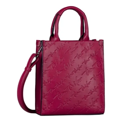 Afbeelding van TOM TAILOR Bags Denice Dames Shopper Schoudertas Ritssluiting Klein rood, modern