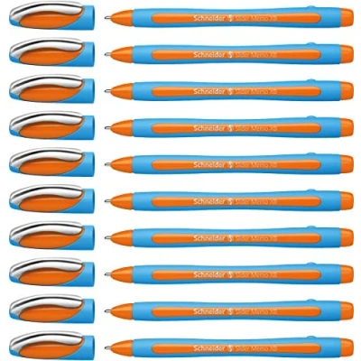 Afbeelding van Schneider balpen Slider Memo XB 1,4mm oranje 10 stuks S 150206