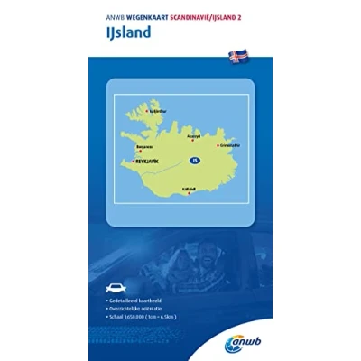 Afbeelding van ANWB Wegenkaart Scandinavië/IJsland 2. IJsland