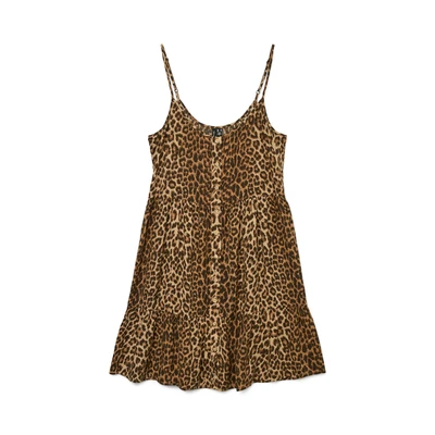 Afbeelding van Vero Moda Vmbumpy Short Singlet Dress WVN Ga Noos, Tigers Eye, L