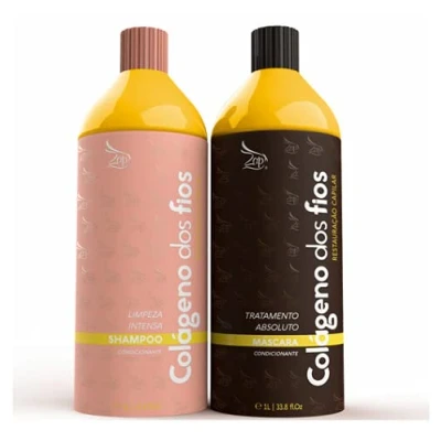 Afbeelding van Zap Anti Residu Detox Shampoo 1L/33,8 fl.oz + Stijltang nano titanium coating lcd display 130 C tot 230