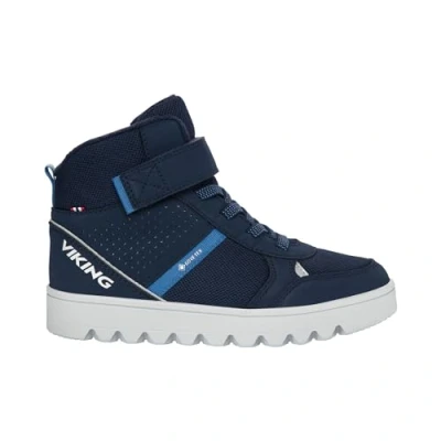 Afbeelding van Viking Fleek Warm GTX 1 V Sneeuwlaarzen, uniseks, kinderen, marineblauw demin, 33 EU Estrecho
