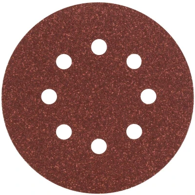 Afbeelding van Bosch Accessoires Schuurblad Ø125mm G80 WP 8 Gaten Velc 5 stuks 2609256A24