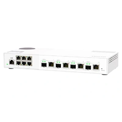 Afbeelding van QNAP QSW M2106 4C netwerk switch Managed L2 2.5G Ethernet (100/1000/2500) Wit
