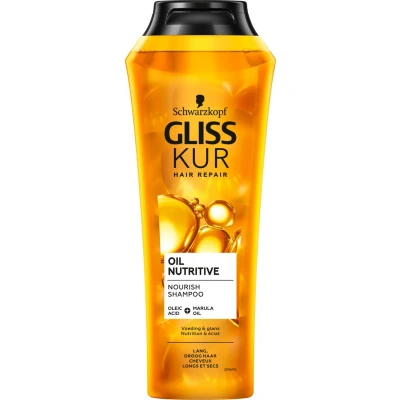 Afbeelding van Schwarzkopf Gliss Kur Oil Nutritive Nourish Shampoo 250ML