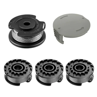 Afbeelding van CHIHOLEN 4 stuks Ø1,65mm 4,9m F016800569/F016800385 reserve grastrimmer + F016F05320 spoelafdekking, draadspoel voor Bosch Art 23 SL/26 SL, EasyGrassCut 23/26/18/18 230/18 260 liter. 18 26 (4 spoel