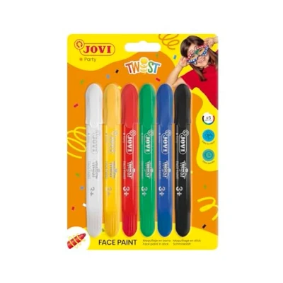 Afbeelding van Jovi Twist Face Paint, Blister 6 veelkleurige make upsticks (191)