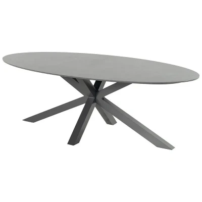 Afbeelding van Hartman Xander Tuintafel 220 X 120 Keramiek Xerix Grijs Tuintafels