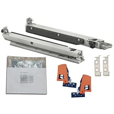Afbeelding van BLUM MOVENTO BLUMOTION S 760H laderails, 500 mm bodemmontage volledig uittrekbaar 40 kg, 1 paar incl. koppeling en montagetoebehoren set