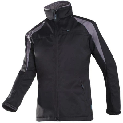 Afbeelding van Softshell Piemonte Zwart/grijs, Maat S