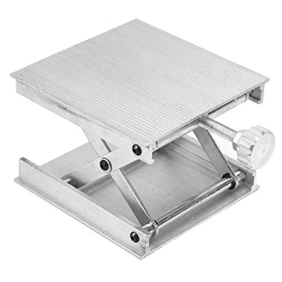 Afbeelding van 90 * 90mm Aluminium Lab Lift Stand Tafel Universele Laser Niveau Verstelbare voor Wetenschappelijk Experiment