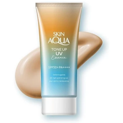 Afbeelding van Skin Aqua Rohto Tone Up UV Essence 80g Latte Beige