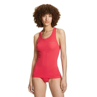 Afbeelding van FALKE Dames Top van onderlaag Ultralight Cool W S/L SH Functioneel material Sneldrogend 1 Stuk, Rood (Rose 8564), XL