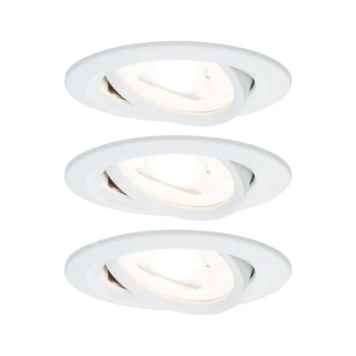 Afbeelding van Paulmann 93467 Inbouwlamp Set van 3 stuks LED GU10 19.5 W Wit (mat)