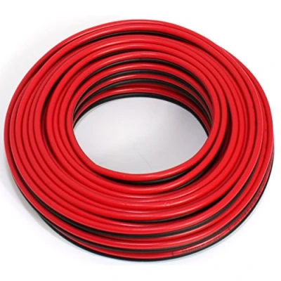 Afbeelding van luidsprekerkabel 2x1,50mm2 10m rood zwart CCA audiokabel