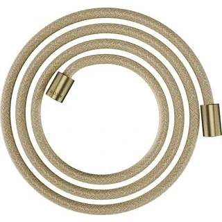 Afbeelding van Axor doucheslang textiel 2 m met cylindrische moeren brushed brass 28291950