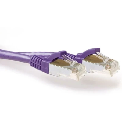 Afbeelding van ACT FB2315 LSZH SFTP CAT6A Patchkabel Snagless Paars 15 meter