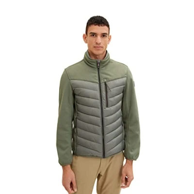Afbeelding van TOM TAILOR Uomini Jas 1034035, 10415 Dusty Olive Green, XL