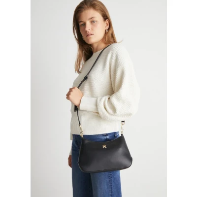 Afbeelding van Tommy Hilfiger Staple Crossover Schoudertas, Dames, Maat: One Size, Black