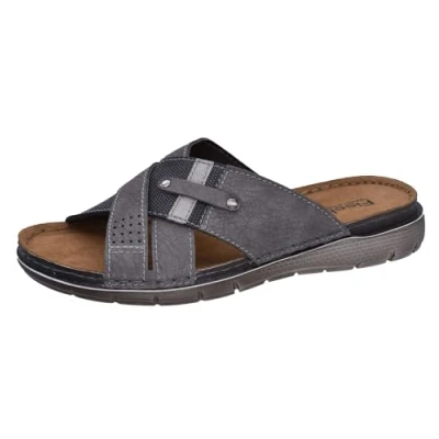 Afbeelding van Fischer Slide Heren Slippers Grijs Maat 46