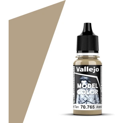 Afbeelding van Vallejo 70765 Model Color Desert Tan Acryl 18ml Verf flesje