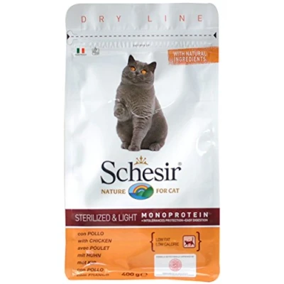 Afbeelding van Schesir Kattenvoer Dry Sterilized Kip 400 gr