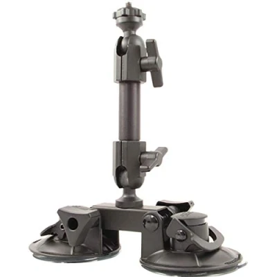 Afbeelding van Delkin Apparaten Fat Gecko Dual Suction Camera Mount (DDMOUNT SUCTION), zwart 3,5 x 9,5 11,3 inch