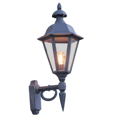 Afbeelding van Konstsmide Pallas Up 481 750 Buitenlamp (wand) Spaarlamp, LED E27 60 W Zwart