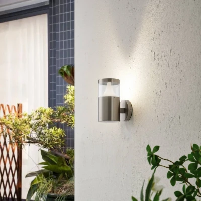 Afbeelding van Arcchio Rudolfine buitenwandlamp, V4A roestvrij staal