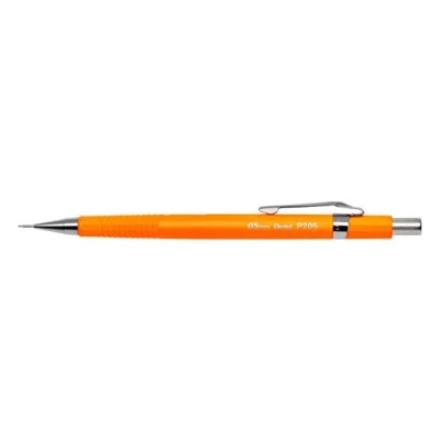 Afbeelding van Pentel P205 F Sharp teken vulpotlood 0,5 mm, schacht oranje