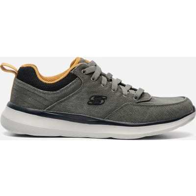 Afbeelding van Skechers Delson 2.0 Kemper heren sneakers grijs Maat: 42