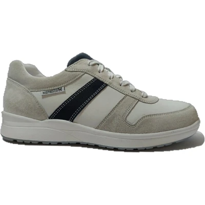 Afbeelding van Mephisto Veterschoen Vito Off White Combi Suède