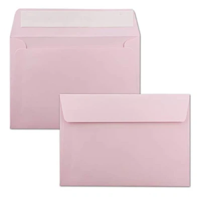 Afbeelding van Neuser Kleurrijke, zelfklevende C6 enveloppen, 162 mm x 114 100 Umschläge Roze