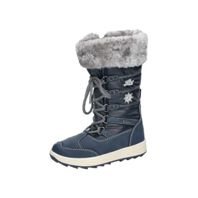 Afbeelding van Lico Nellie, winterlaarzen voor meisjes, marine/grijs, 25 EU, marineblauw/grijs, EU