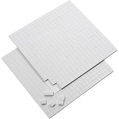 Afbeelding van Creativ Company 3D Foam Pads Wit 5x5x2mm, 2 Vellen