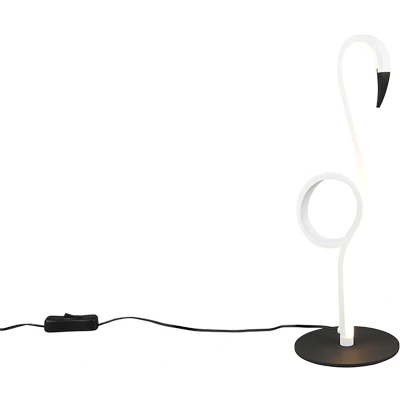 Afbeelding van Trio Witte flamingo led tafellamp Ingo R54581131