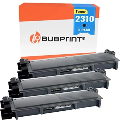 Afbeelding van Bubprint Compatibele toner als vervanging voor Brother TN 2320 / 2310 DCP L2500D, L2520DW, HL L2300D, L2340DW, L2360DN, L2365DW, MFC L2700DN, L2700DW, 3 cartridges, zwart