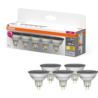 Afbeelding van OSRAM 4099854352393 LED reflectorlamp lamp Energielabel G (A G) GU5.3 5 W Warmwit stuk(s)