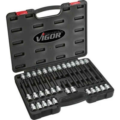 Afbeelding van Vigor V1917 Dopsleutel bitinzetset 1/2 (12.5 mm) 32 delig
