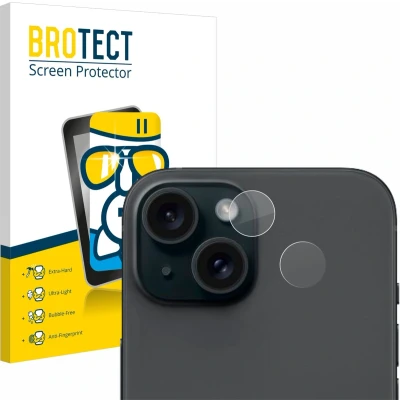 Afbeelding van BROTECT Screenprotector voor Apple iPhone 15 (ALLEEN Camera Lens) Folie Beschermfolie Beschermglas transparant