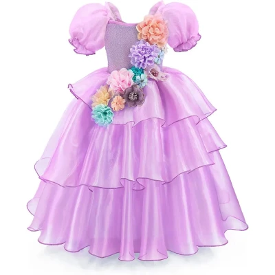 Afbeelding van Prinsessendroom Deluxe Isabela Prinsessenjurk 110/116 (4/5 jaar) Verkleed kleding Feestjurk