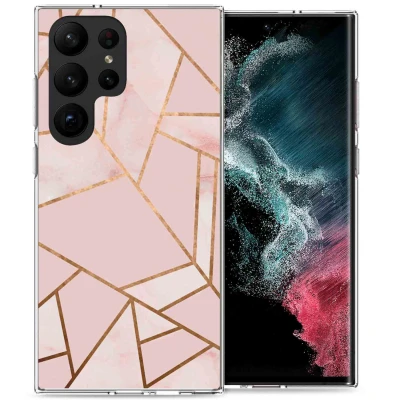 Afbeelding van Samsung Galaxy S23 Ultra Hoesje Siliconen en TPU (zacht) iMoshion Softcase/Backcover Roze Telefoonhoesje